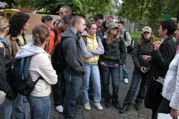 Unsere Stadtfhrerin lftet Geheimnisse aus der Geschichte Mnsters